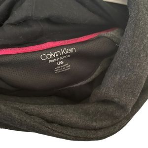 Calvin Klein Black Athletic L Sweatshirt Cowl
